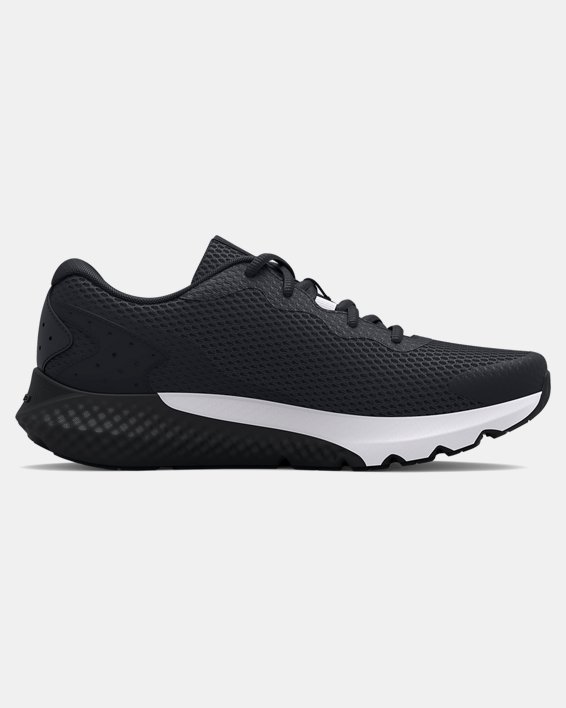 Boys' Grade School UA Charged Rogue 3 Running Shoes in Black image number 6